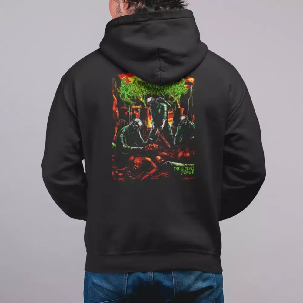 Diphenylchloroarsine Hoodie, Diphenylchloroarsine The 6 Level Purge Hooded Sweatshirt - Image 3