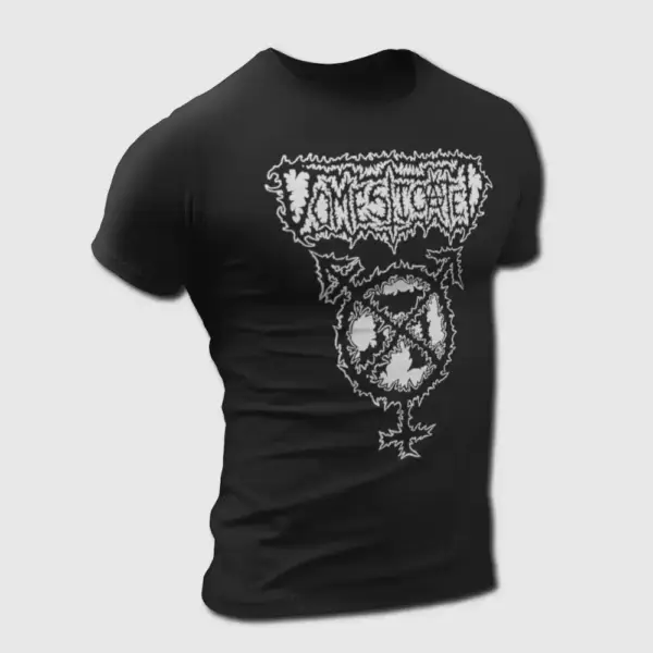 Domesticated Queer Sci-fi Grinding Death T-Shirt, Death Metal Merch