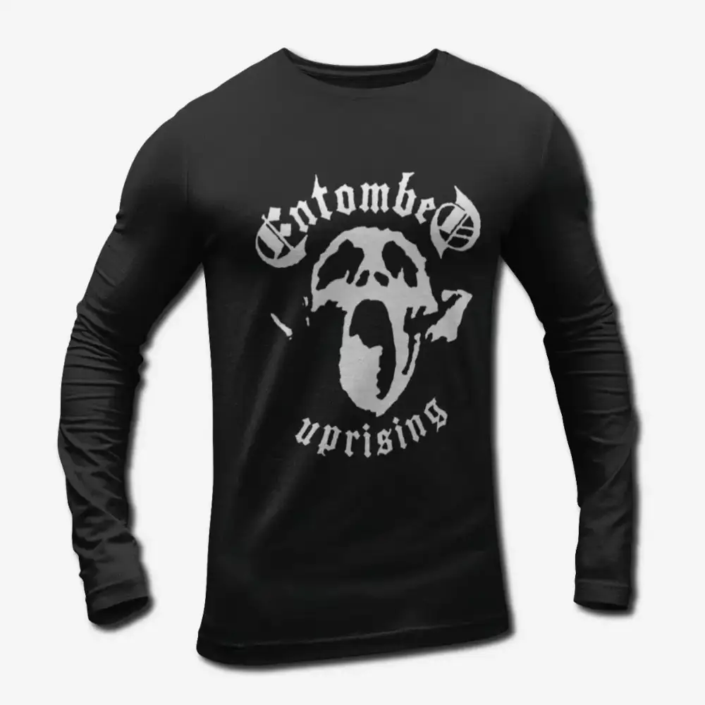 Entombed Uprising Long Sleeve T-Shirt, Death Metal Merch