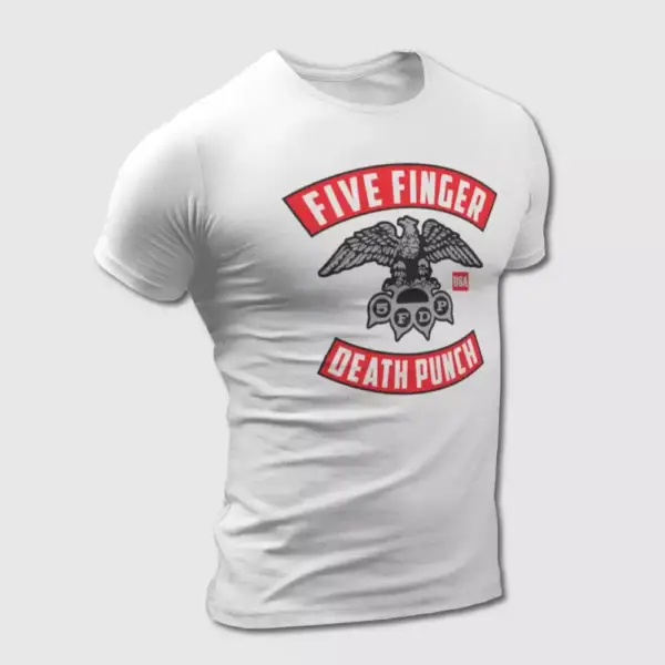 Five Finger Death Punch T-Shirt, 5FDP Logo Tee Shirt, Metal Merch