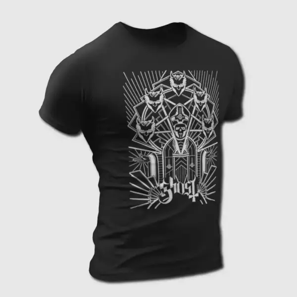 Ghost Artwork T-Shirt, Doom Metal, Heavy Metal Merch