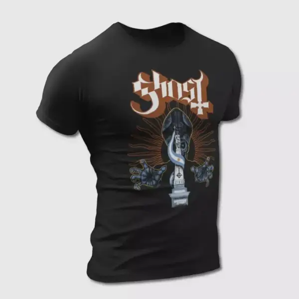 Ghost T-Shirt, Ghost in Argentina Tee-Shirt, Heavy Metal Merch