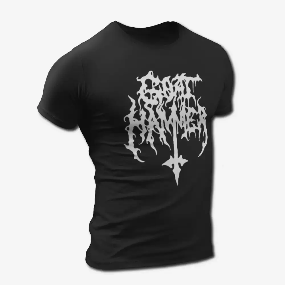 Goathammer Logo T-Shirt, Goathammer Band Death Metal Merch