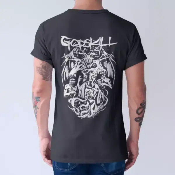 Godskill Artwork T-Shirt, Death Metal Merch - Image 2