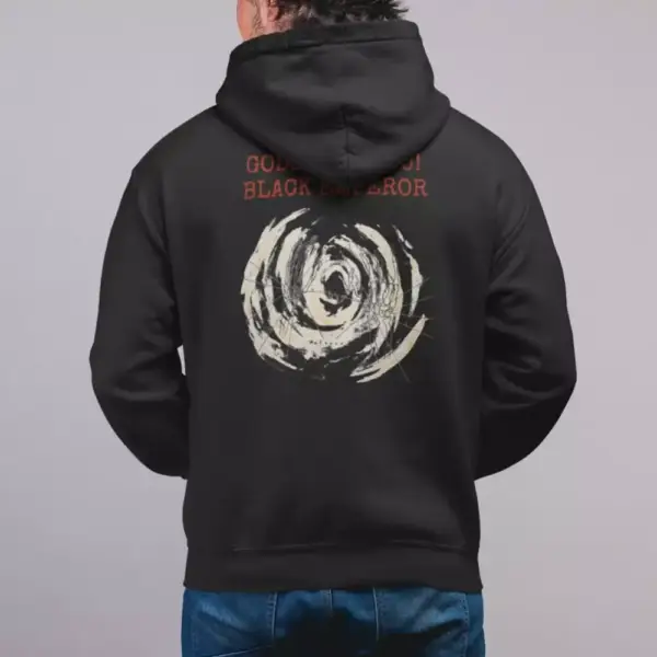 Godspeed You! Black Emperor Lift Your Skinny Fists Hoodie, Godspeed You! Black Emperor Hooded Sweatshirt, Rock Merch - Image 2