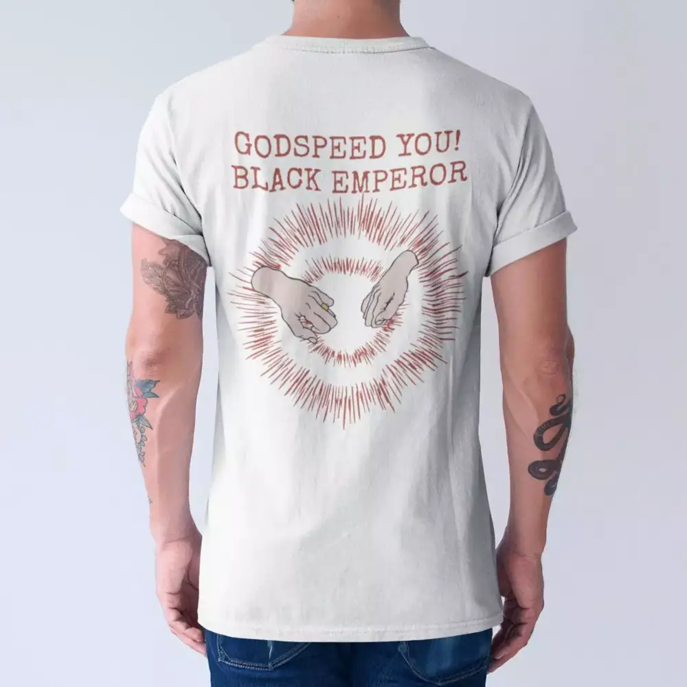 Godspeed You! Black Emperor Lift Your Skinny Fists T-Shirt, Godspeed You! Black Emperor Tee Shirt, Rock Merch - Image 2