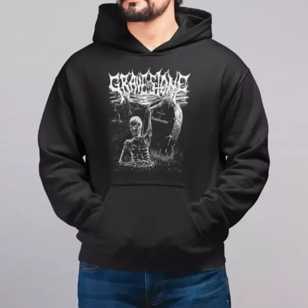 Gravestone Band Hoodie, Gravestone Rotten Kill Cover Hooded Sweatshirt, Death Metal Merch - Image 3