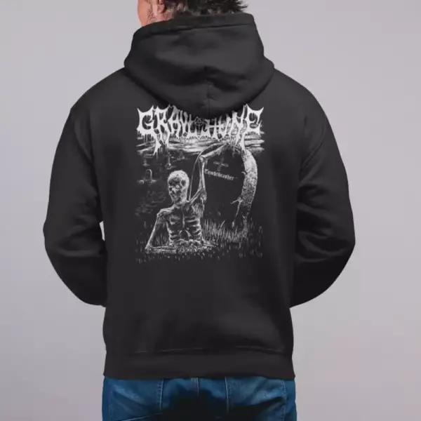 Gravestone Band Hoodie, Gravestone Rotten Kill Cover Hooded Sweatshirt, Death Metal Merch - Image 2