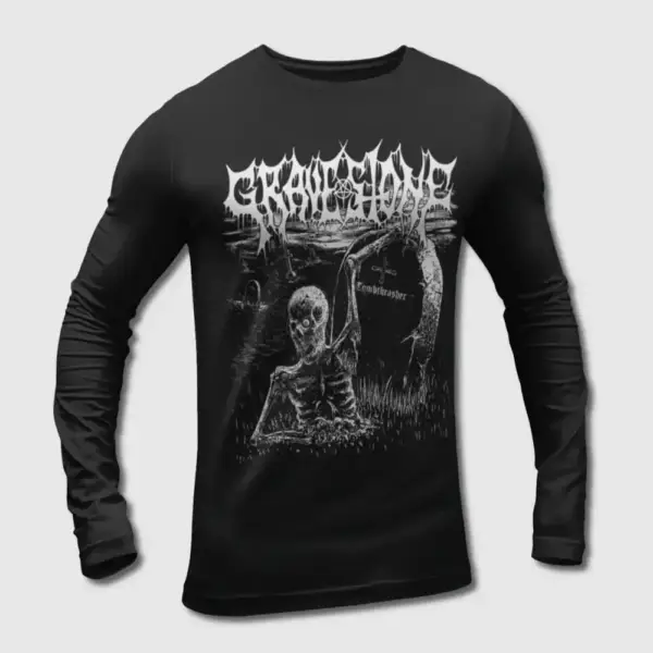 Gravestone Band Long Sleeve T-Shirt, Gravestone Rotten Kill Cover Long Sleeve Tee-Shirt, Death Metal Merch