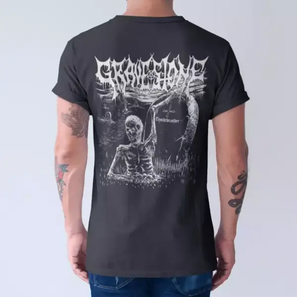 Gravestone Band T-Shirt, Gravestone Rotten Kill Cover Tee-Shirt, Death Metal Merch - Image 2