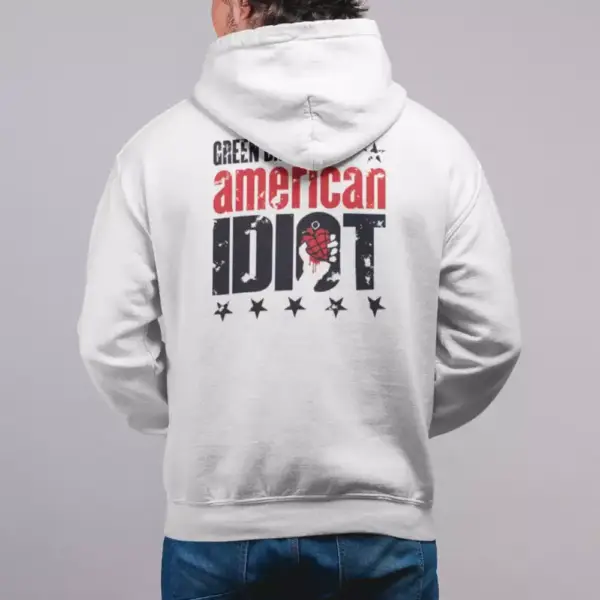 Green Day Hoodie, Green Day American Idiot Hooded Sweatshirt - Image 2