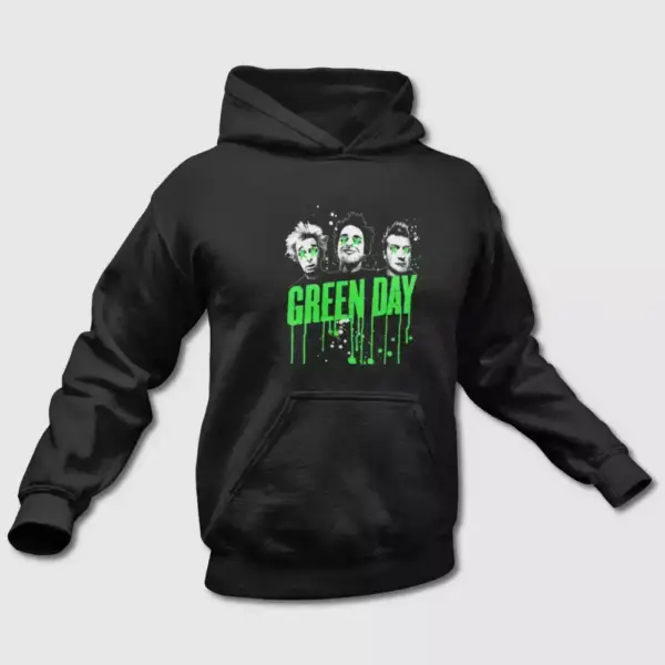Green Day Hoodie, Green Day Members Hooded Sweatshirt
