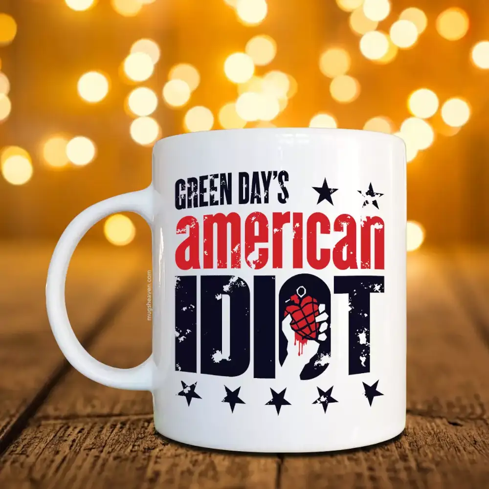 Green Day American Idiot Mug, Green Day Coffee Mug