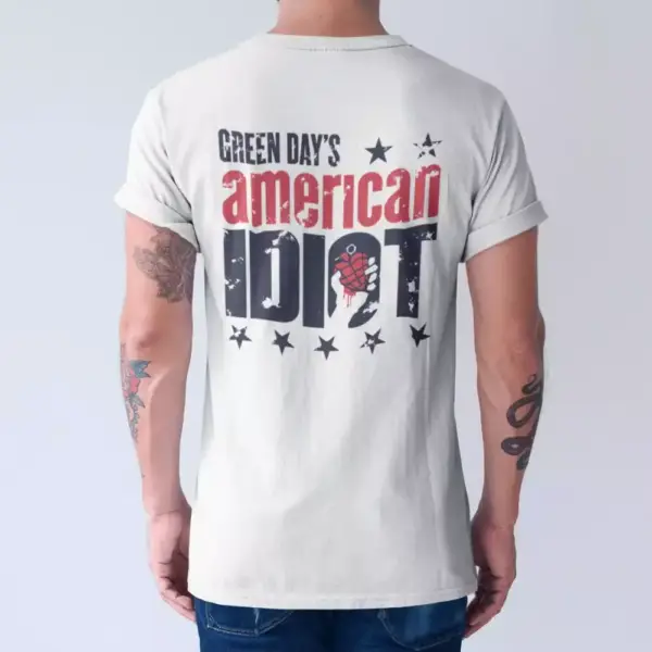 Green Day T-Shirt, Green Day American Idiot Tee-Shirt - Image 2