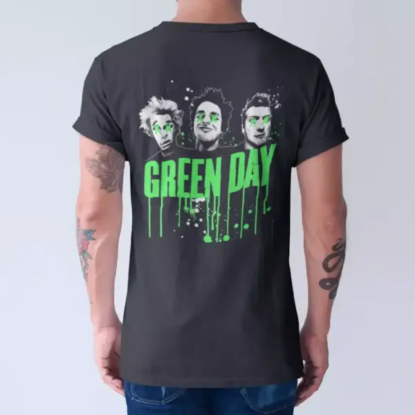 Green Day T-Shirt, Green Day Members Tee-Shirt - Image 2