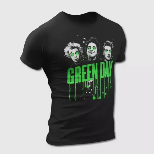 Green Day T-Shirt, Green Day Members Tee-Shirt