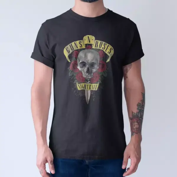 Guns n Roses T-Shirt, Guns n Roses Skullhead Tee-Shirt - Image 3