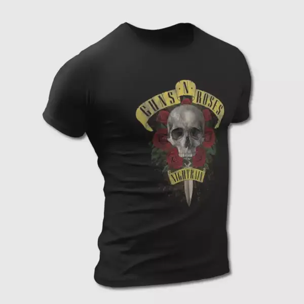 Guns n Roses T-Shirt, Guns n Roses Skullhead Tee-Shirt