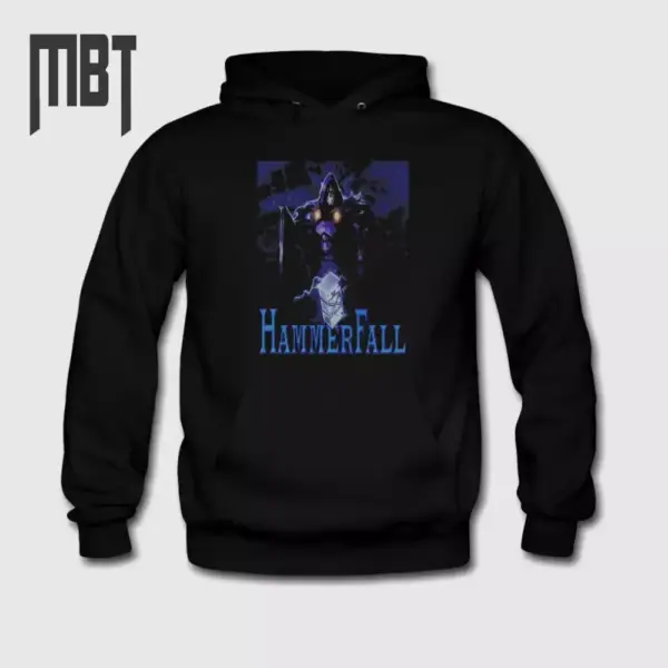 HammerFall Band Hoodie, HammerFall Hooded Sweatshirt, Heavy Metal Merch