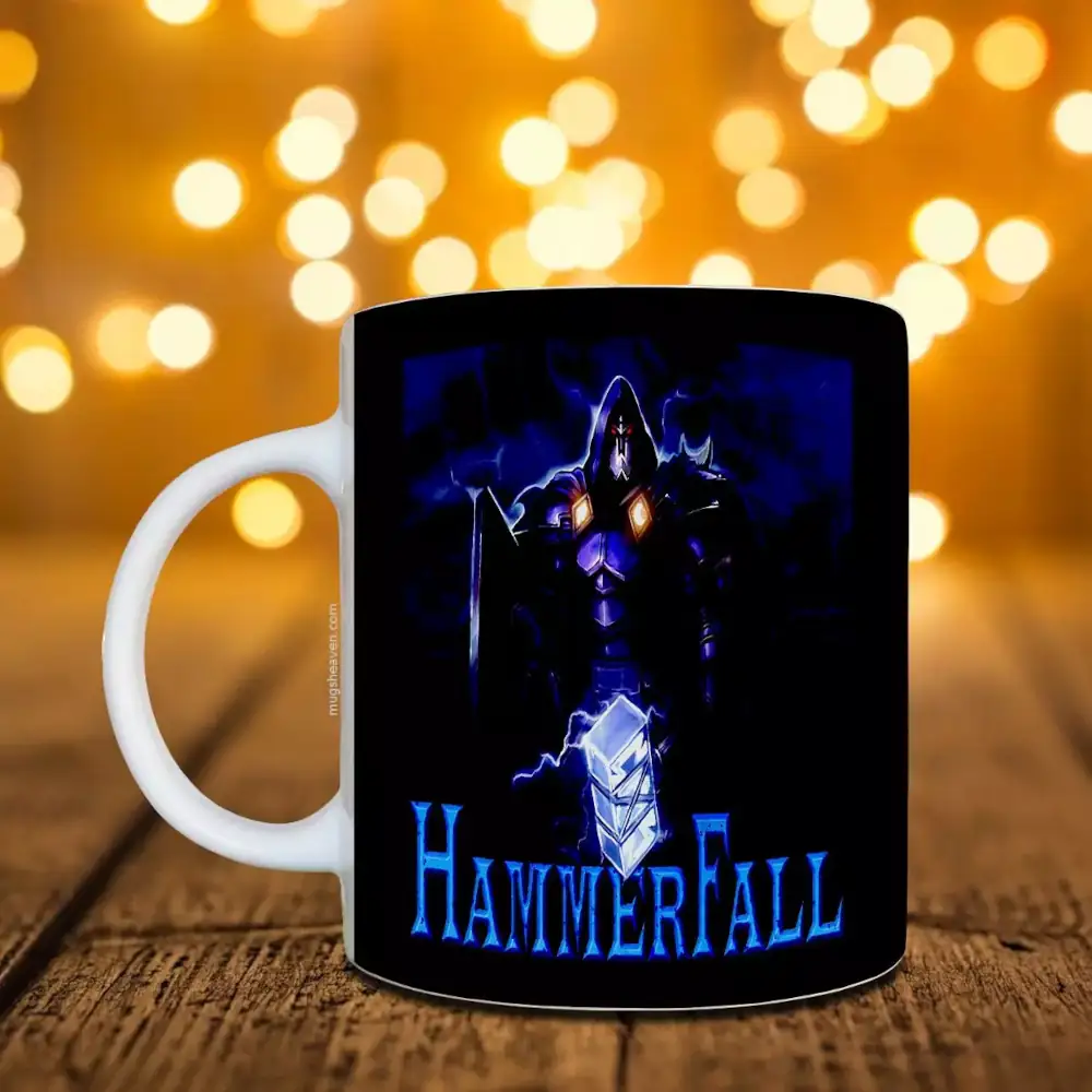 HammerFall Band Mug, HammerFall Coffee Mug, Heavy Metal Merch
