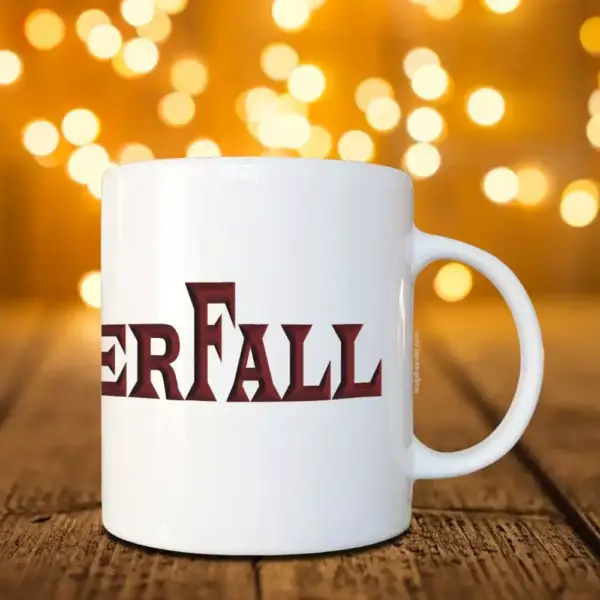 HammerFall Band Mug, HammerFall Logo Coffee Mug, Heavy Metal Merch - Image 2