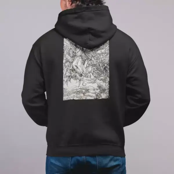 Hecate Enthroned Band Hoodie, Hecate Enthroned Redimus Cover Hooded Sweatshirt - Image 2