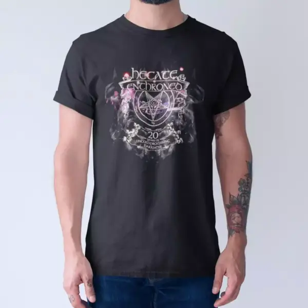 Hecate Enthroned Logo T-Shirt, Hecate Enthroned Tee Shirt, Symphonic Black Metal Merch - Image 3