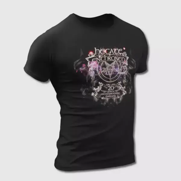 Hecate Enthroned Logo T-Shirt, Hecate Enthroned Tee Shirt, Symphonic Black Metal Merch