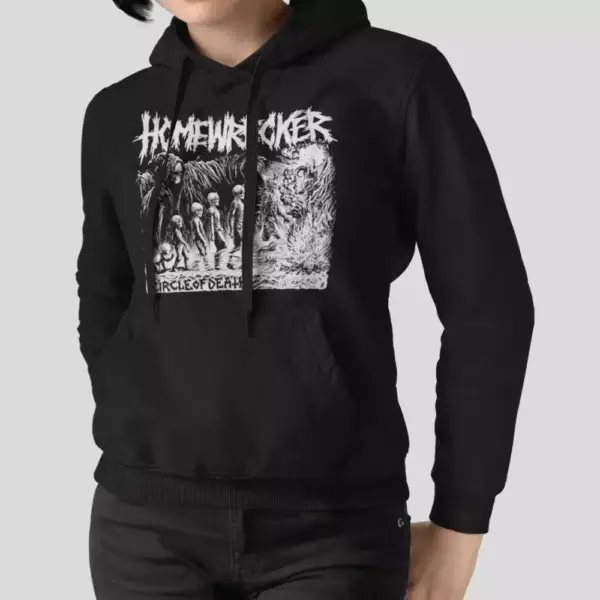Homewrecker Hoodie, Homewrecker Circle of Death Hooded Sweatshirt, Death Metal Merch