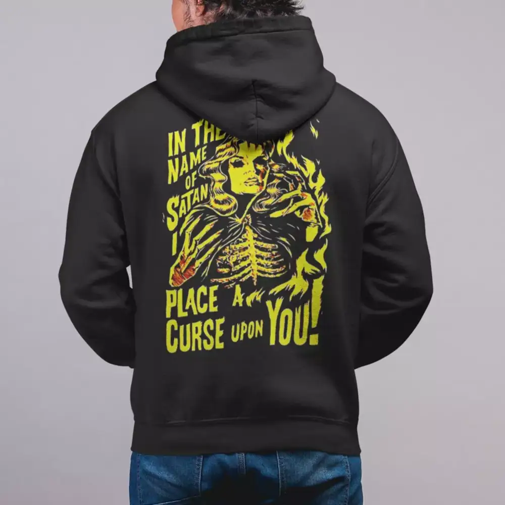 In The Name of Satan Hoodie, Black Metal Merch
