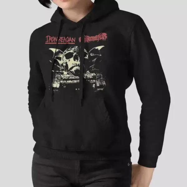 Iron Reagan, Gatecreeper Hoodie, Iron Reagan, Gatecreeper Hooded Sweatshirt, Hardcore Punk Merch