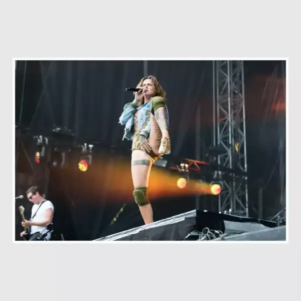 Jennifer Rostock Poster, Rock Poster, Punk Rock, Electropop Poster