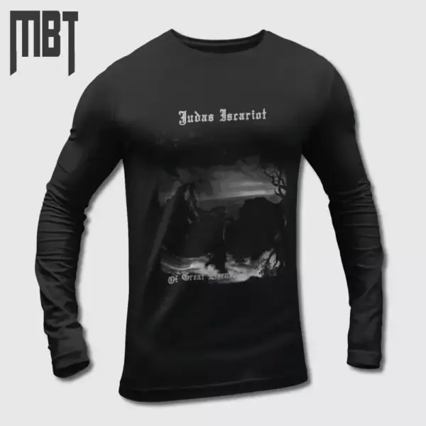 Judas Iscariot Long Sleeve T-Shirt, Judas Iscariot Of Great Eternity Long Sleeve Tee Shirt, Metal Merch