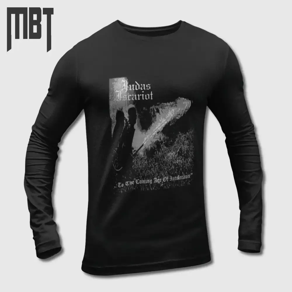 Judas Iscariot Long Sleeve T-Shirt, Judas Iscariot To The Coming Age of Intolerance Long Sleeve Tee Shirt, Metal Merch