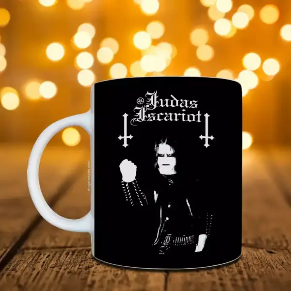 Judas Iscariot Mug, Judas Iscariot Coffee Mug, Metal Merch, Black Metal