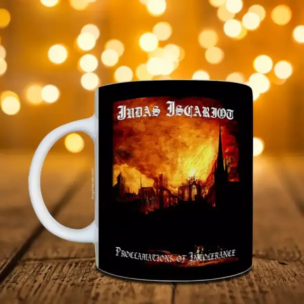 Judas Iscariot Mug, Judas Iscariot Proclamations of Intolerance Coffee Mug, Metal Merch, Black Metal