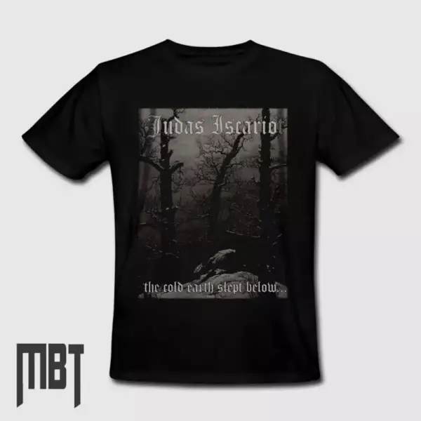 Judas Iscariot T-Shirt, Judas Iscariot The Cold Earth Slept Below Tee Shirt, Metal Merch, Black Metal