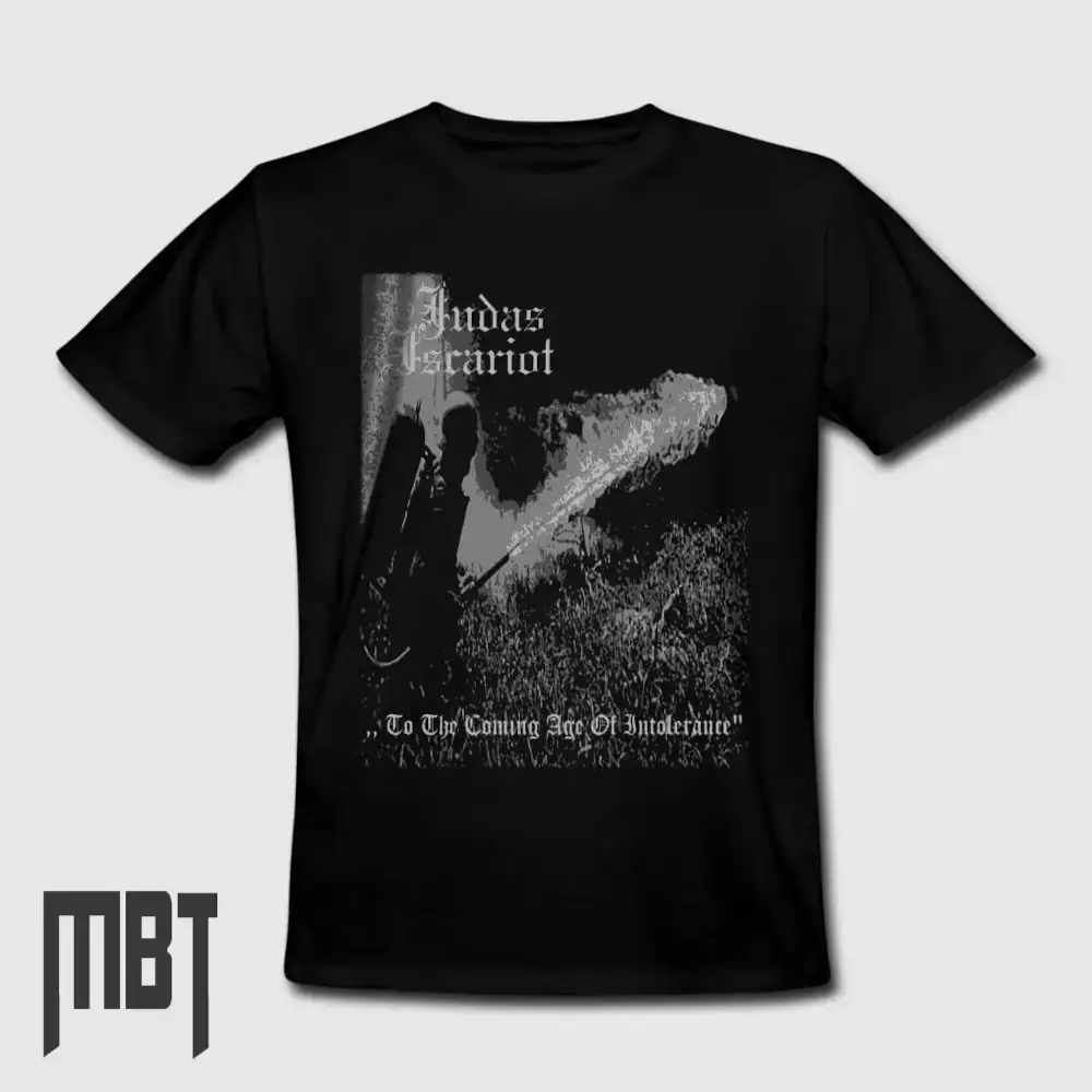 Judas Iscariot T-Shirt, Judas Iscariot To The Coming Age of Intolerance Tee Shirt, Metal Merch, Black Metal