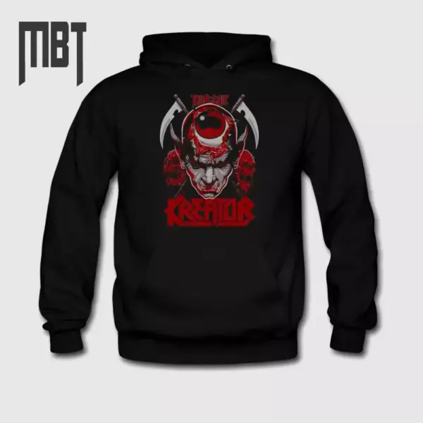 Kreator Tour 2017 Hoodie, Kreator Hooded Sweatshirt, Metal Merch