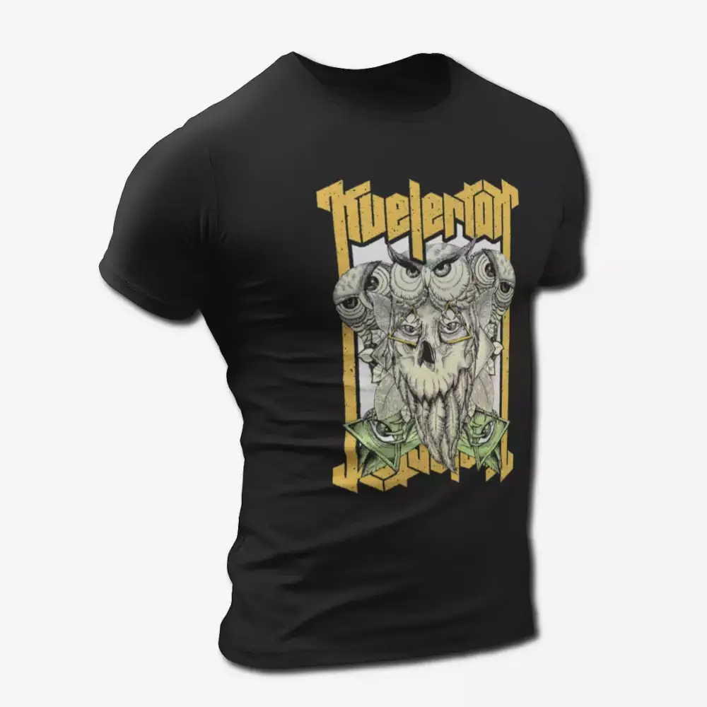 Kvelertak Owl Artwork T-Shirt, Kvelertak Band Heavy Metal Merch