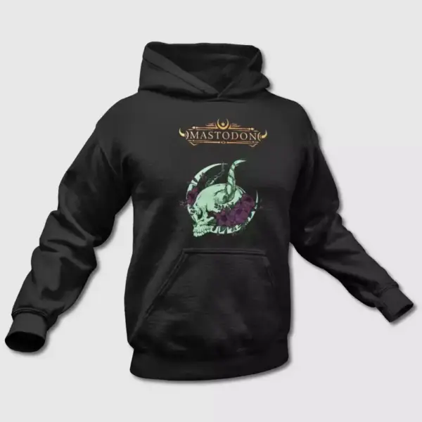 Mastodon Hoodie, Mastodon Artwork Hooded Sweatshirt