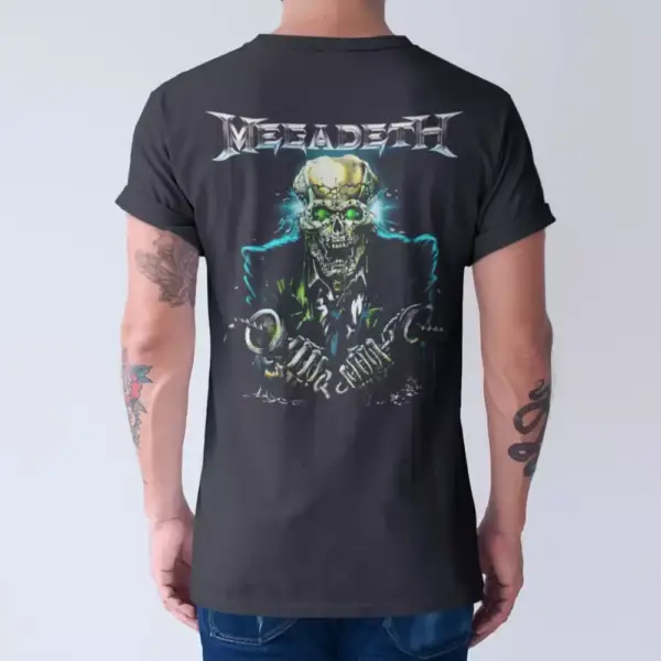 Megadeth T-Shirt, Megadeth Skullhead Tee-Shirt