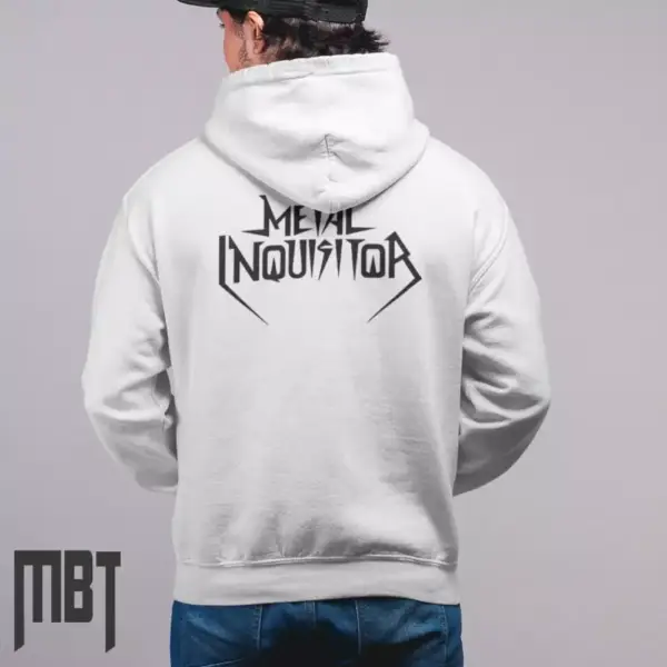 Metal Inquisitor Band Hoodie, Metal Inquisitor Logo Hooded Sweatshirt, Heavy Metal Merch - Image 2