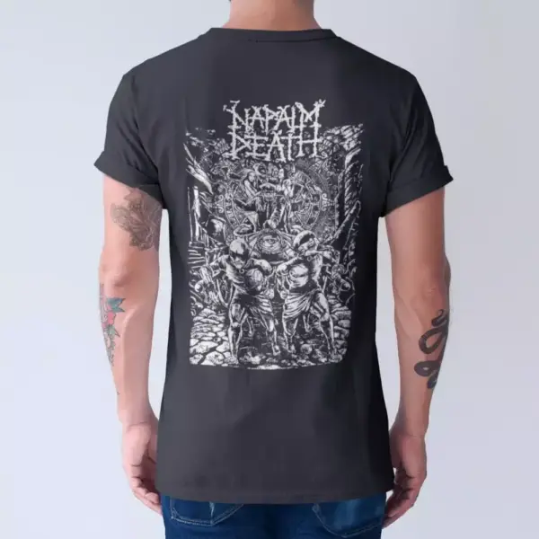 Napalm Death T-Shirt Artwork, Death Metal Merch