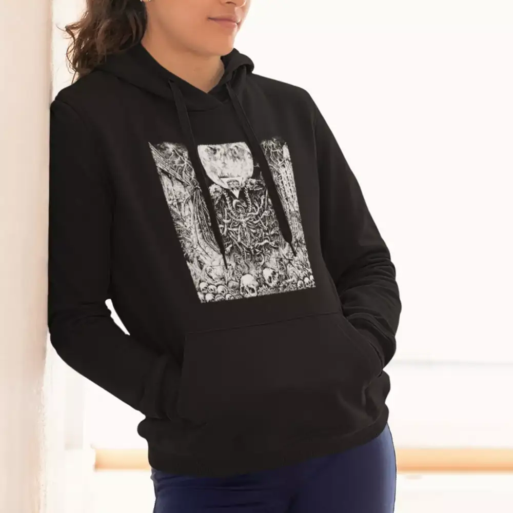 Occultist Hoodie, Occultist Death Sigils Hooded Sweatshirt, Thrash Metal Merch