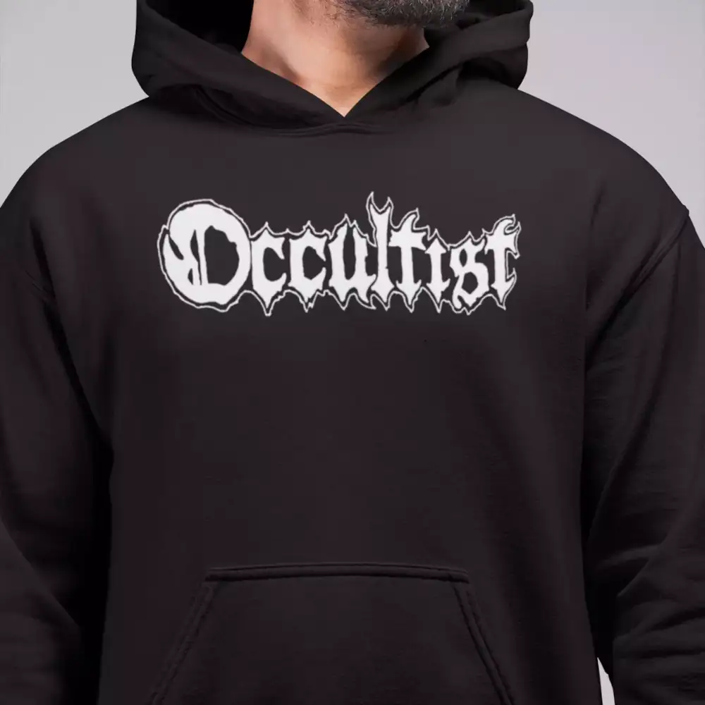 Occultist Hoodie, Occultist Logo Hooded Sweatshirt, Thrash Metal Merch