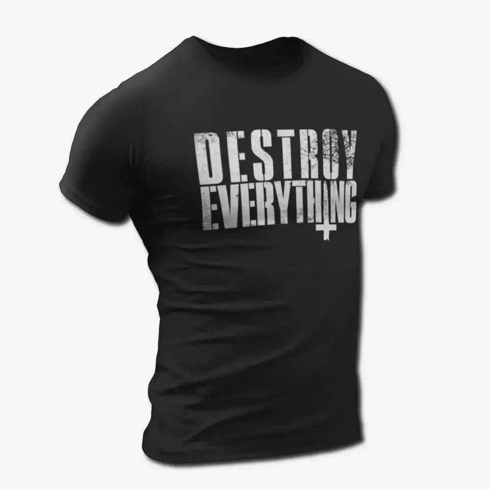 Destroy Everything T-Shirt, Industrial Metal Merch