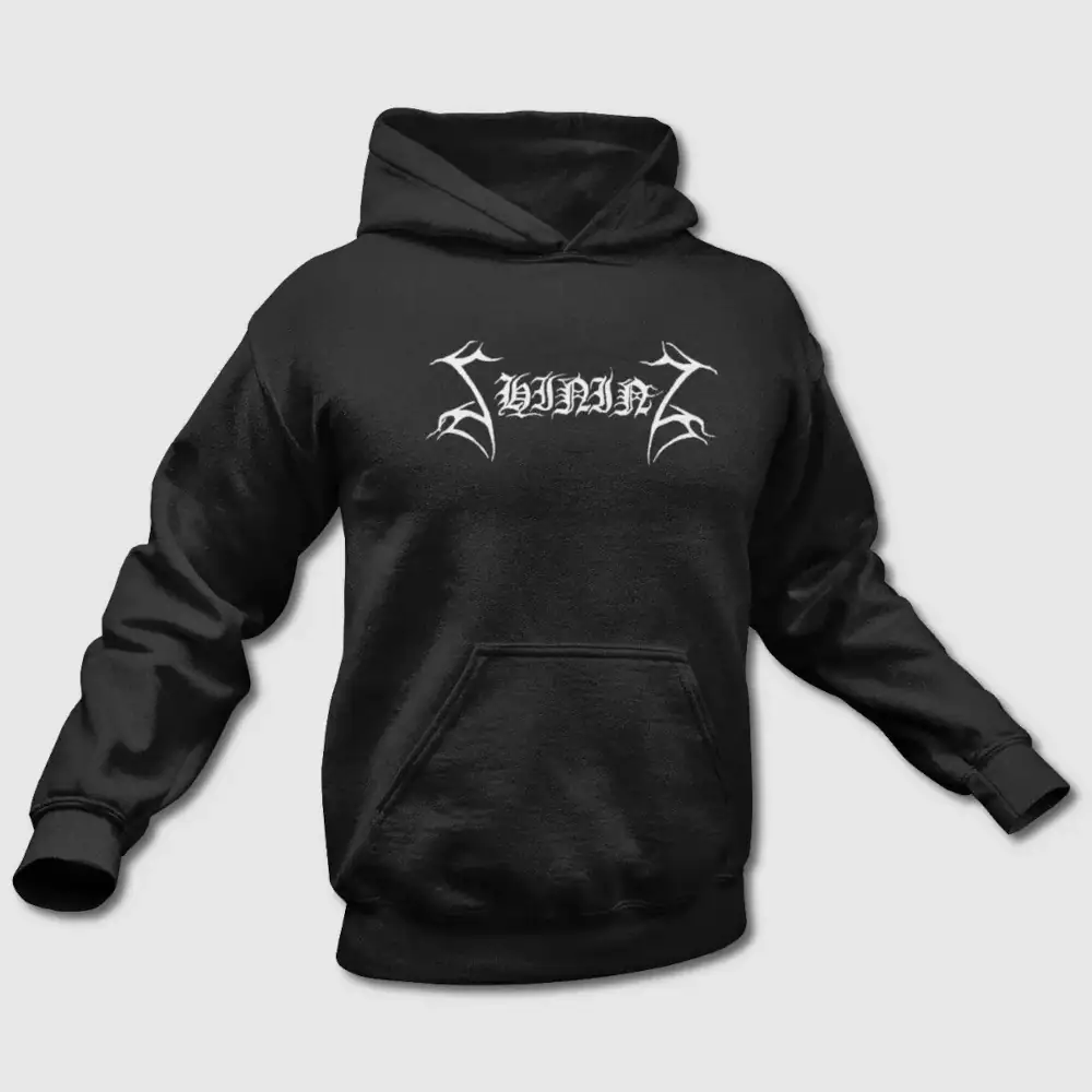 Shining Band Hoodie, Shining Varg Utan Flock Hooded Sweatshirt, Black Metal Merch