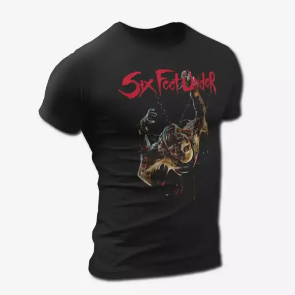 Six Feet Under Torment T-Shirt, Six Feet Under Band Death Metal Merch