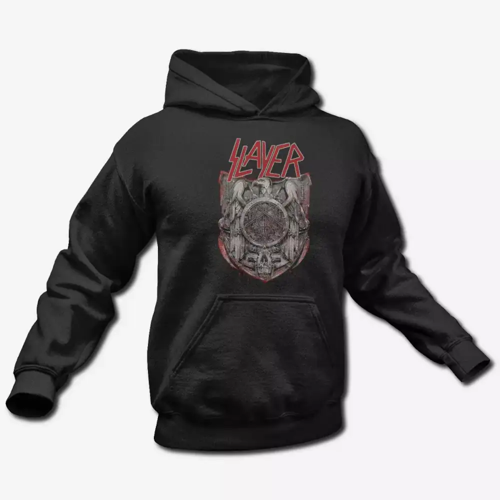 Slayer Eagle Logo Hoodie, Thrash Metal Merch